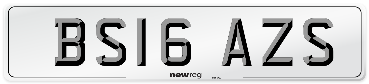 BS16 AZS Number Plate from New Reg